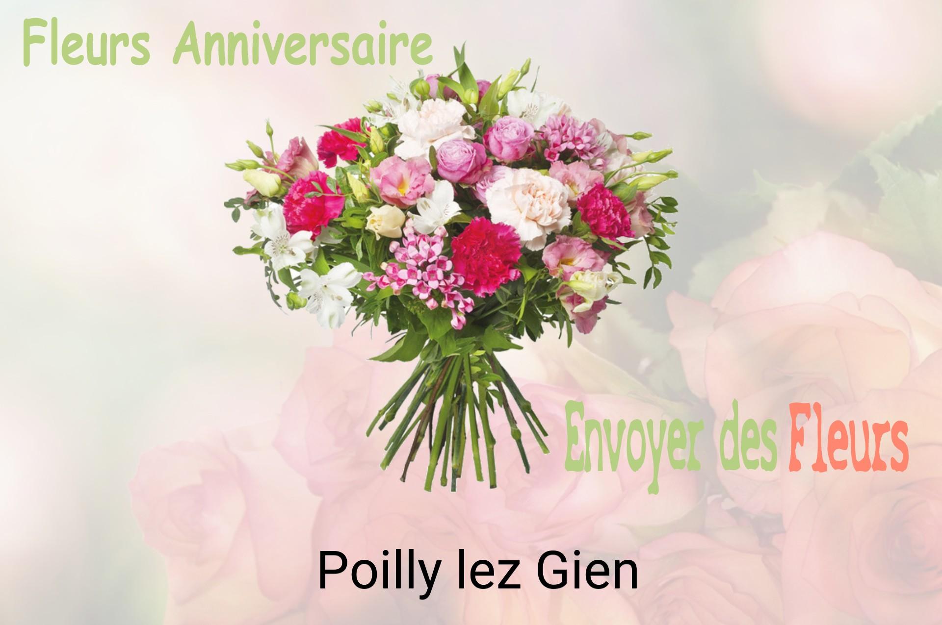 Bouquet de fleurs d’anniversaire livré à Poilly-lez-Gien