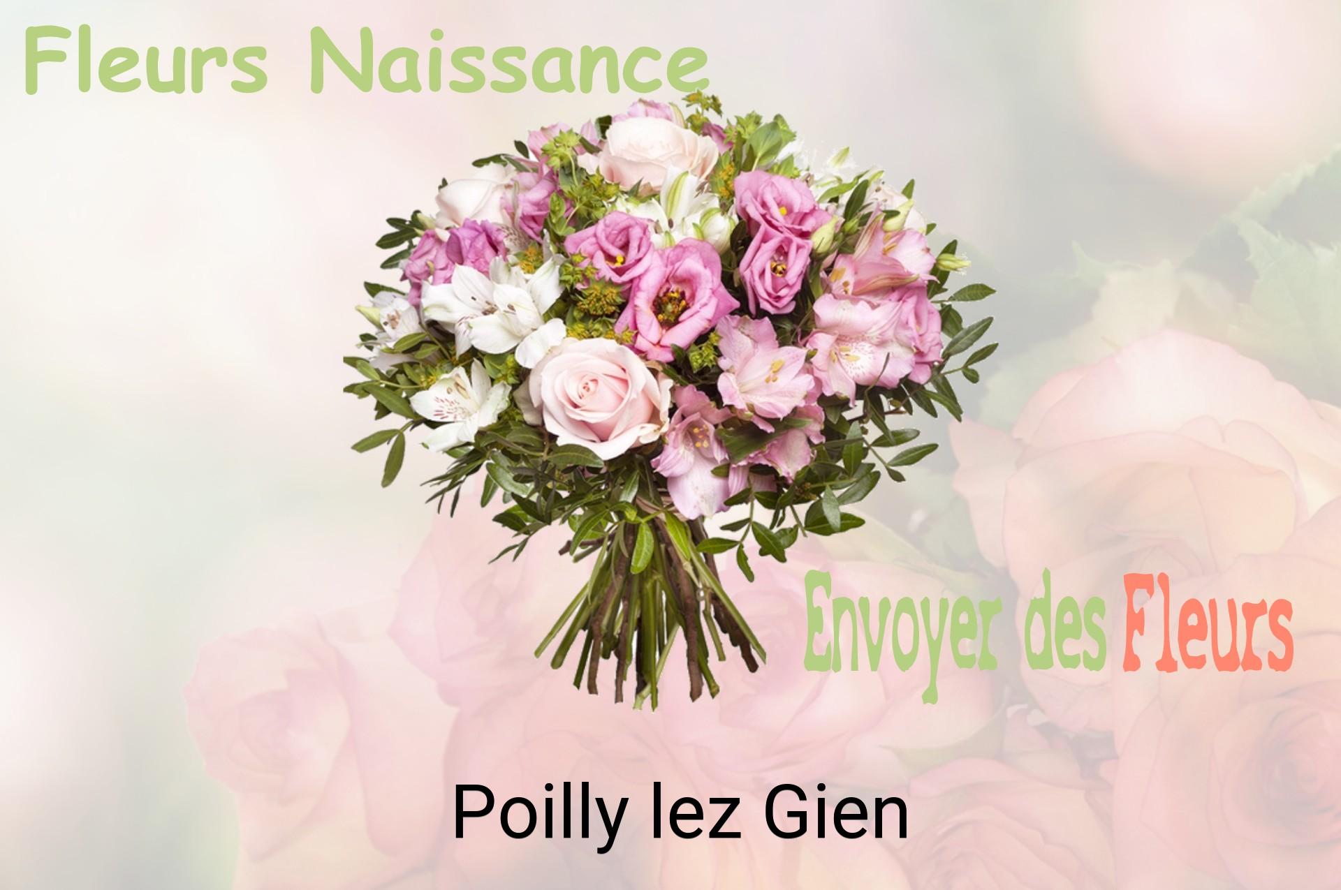 Bouquet de fleurs de naissance livré à Poilly-lez-Gien