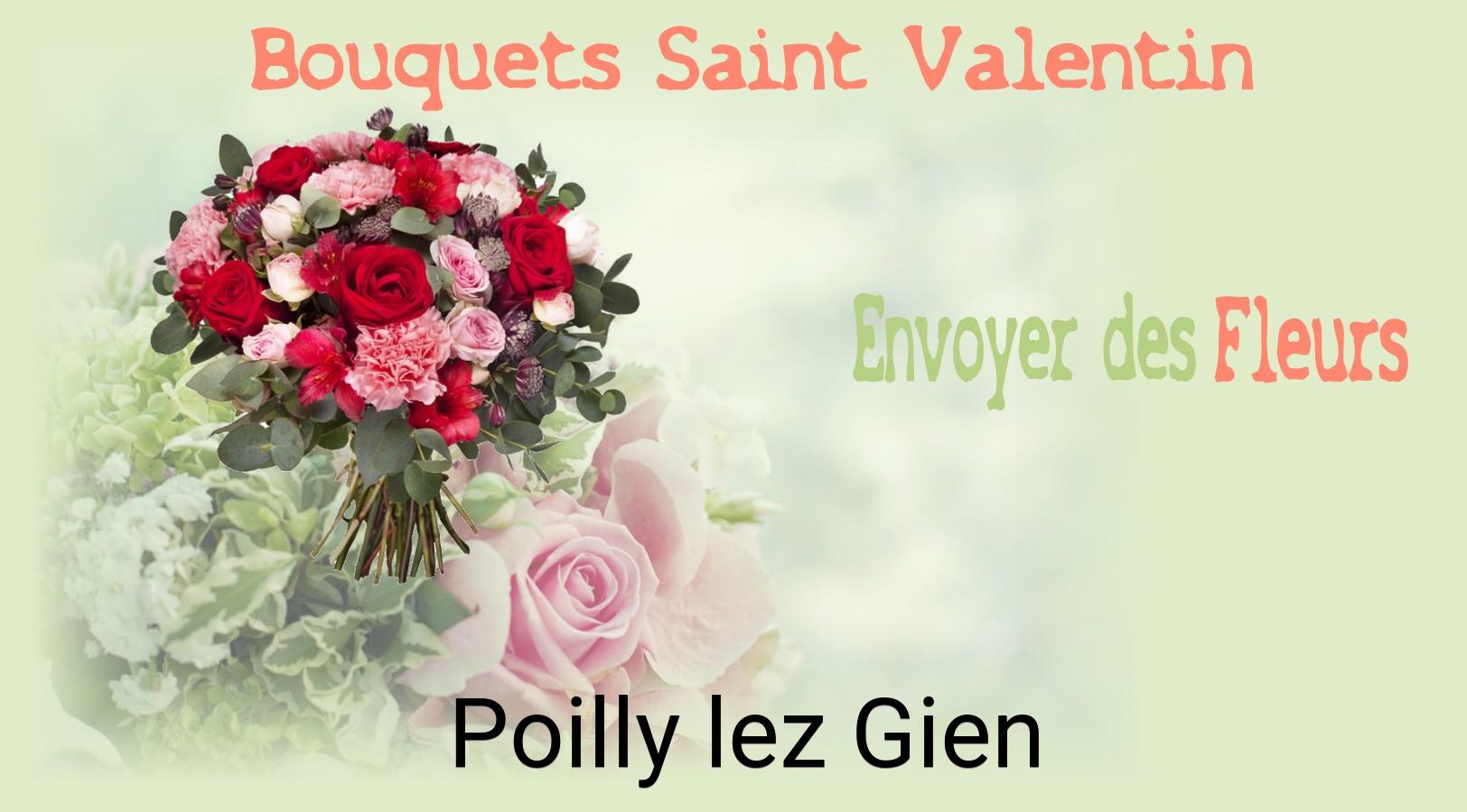Roses de Saint-Valentin livrées à Poilly-lez-Gien